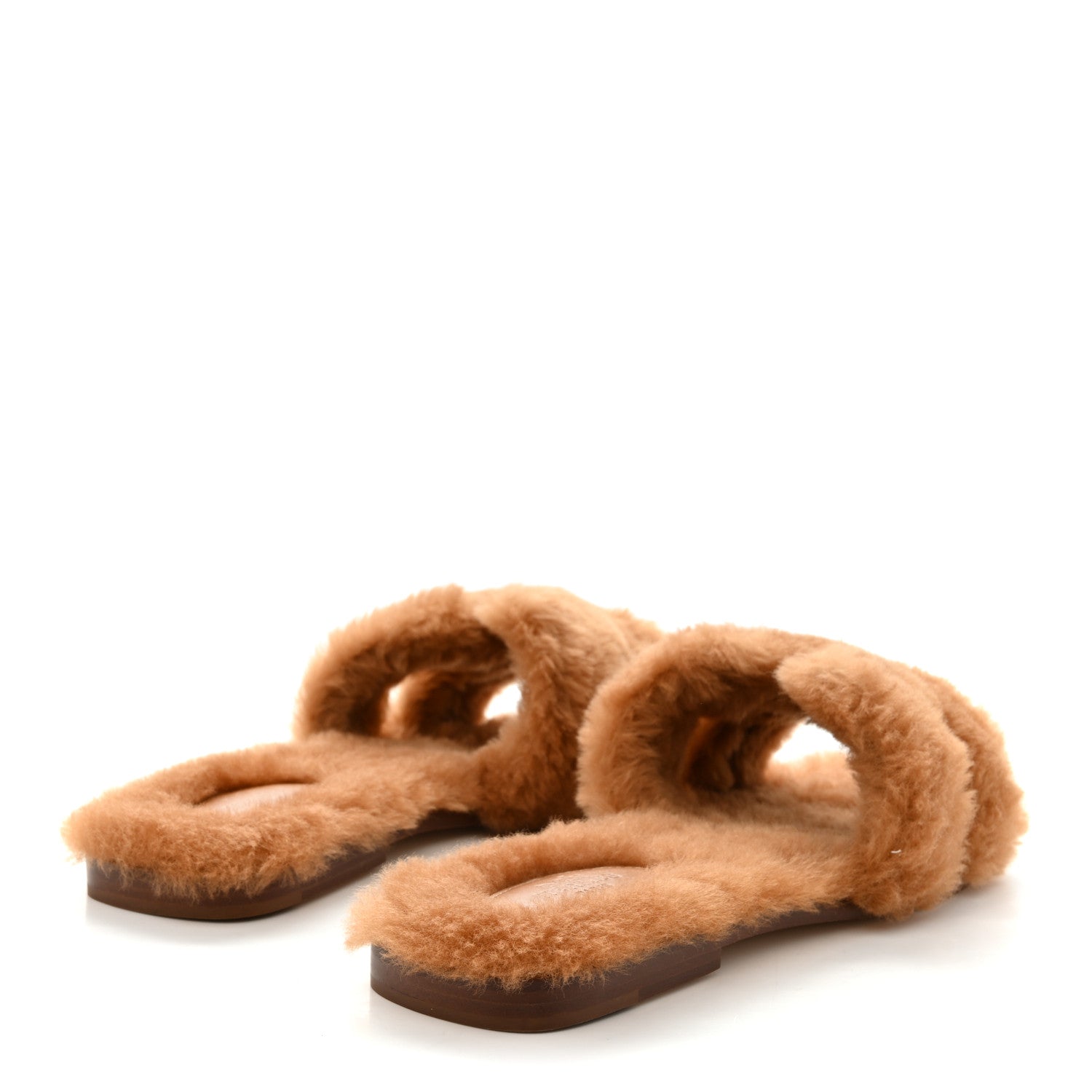 Hermes Woolskin Oran Sandals 40 Naturel 5 of 8