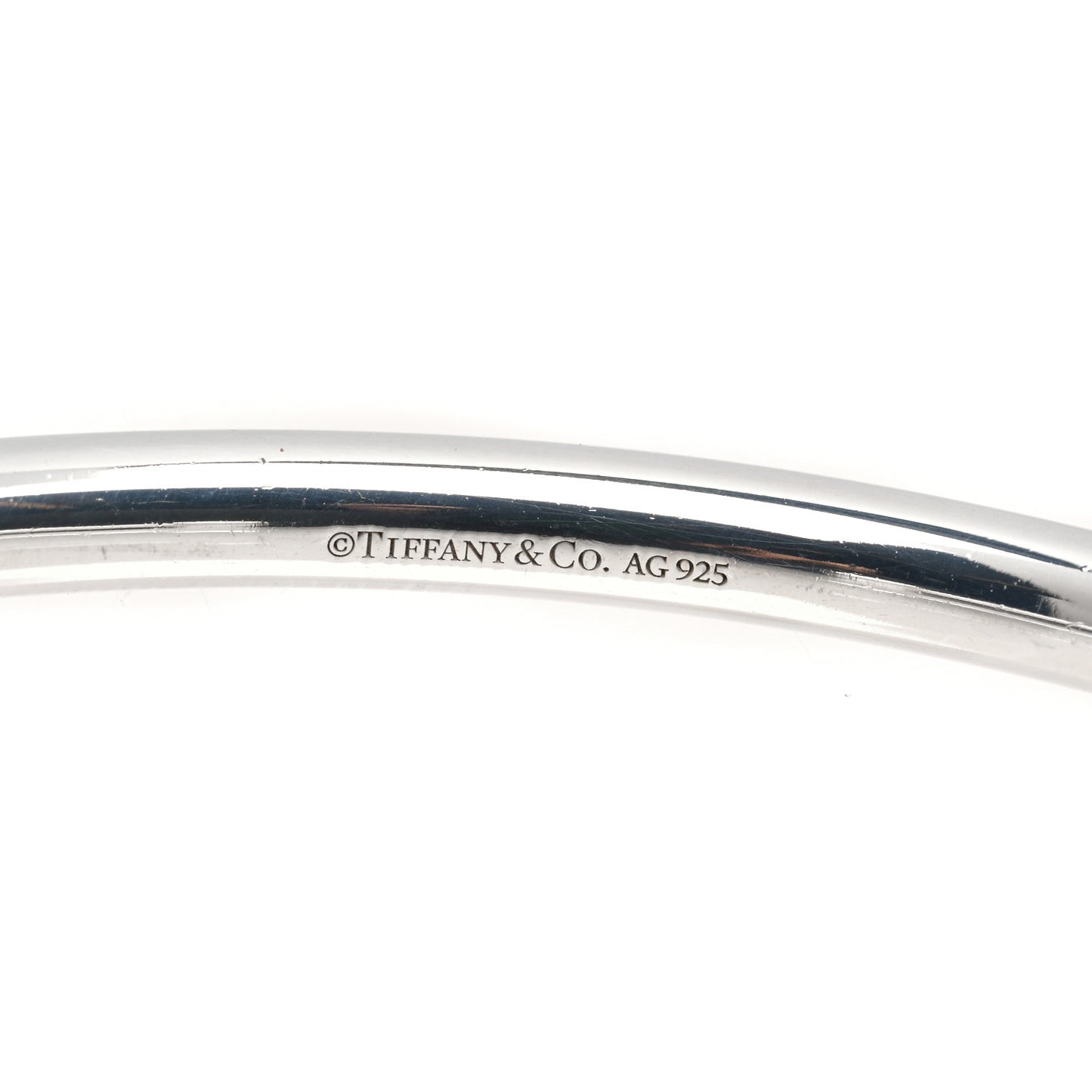 Sterling Silver Return to Tiffany Narrow Circle Edge Cuff Bracelet