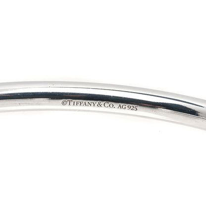 Tiffany Sterling Silver Return to Tiffany Narrow Circle Edge Cuff Bracelet 4 of 4