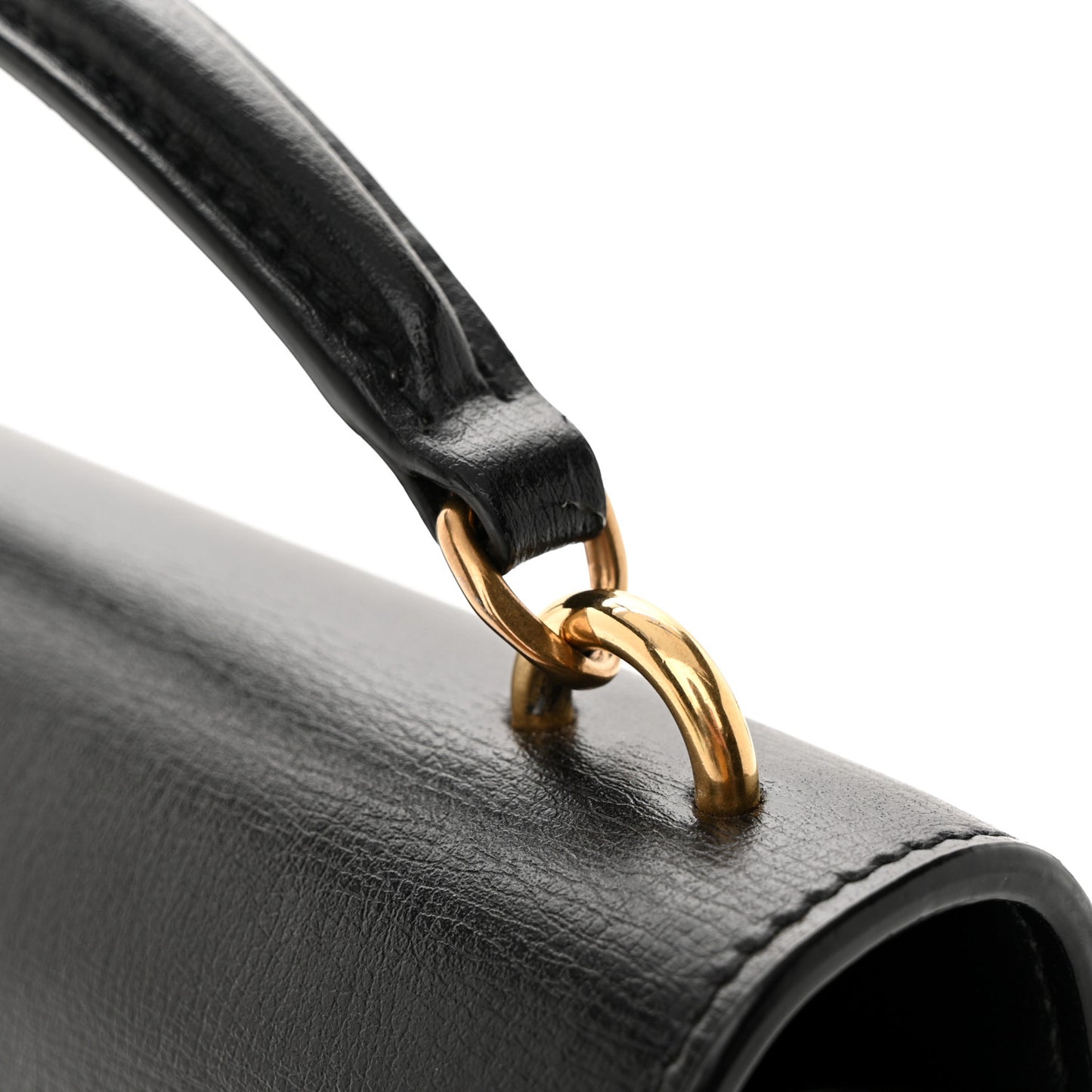 Calfskin Monogram Sunset Chain Wallet Black