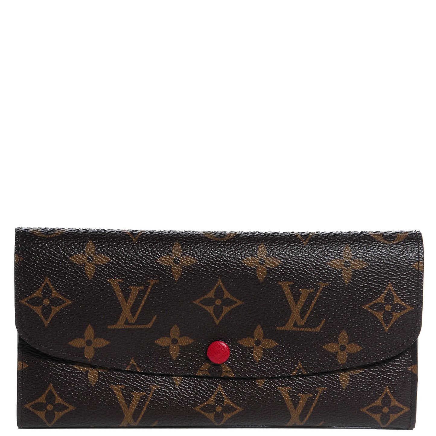 Monogram Emilie Wallet Red
