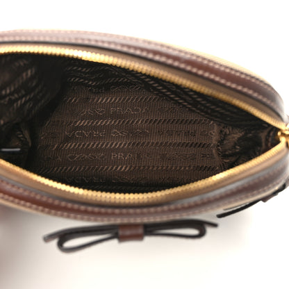 Prada Jacquard Logo Cosmetic Pouch Corda Bruciato 5 of 8