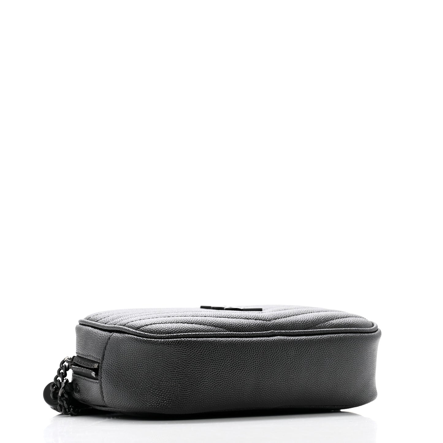 Grain De Poudre Matelasse Monochrome Monogram Mini Lou Camera Bag Black