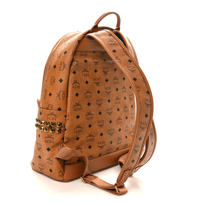 MCM Visetos Large Stark Backpack Cognac 3 of 9