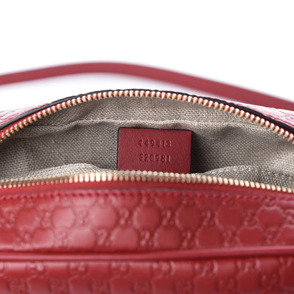 Gucci Microguccissima Mini Bree Messenger Bag Red 9 of 10