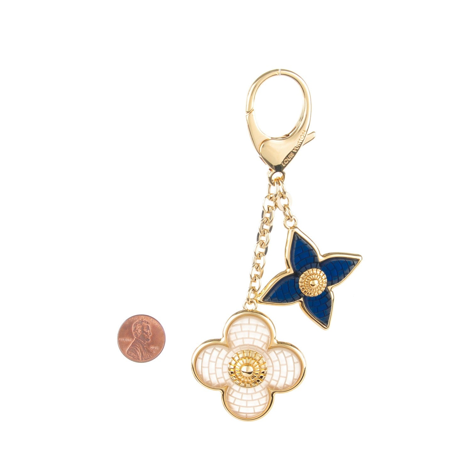 Louis Vuitton Mosaique Bag Charm Blue 2 of 5