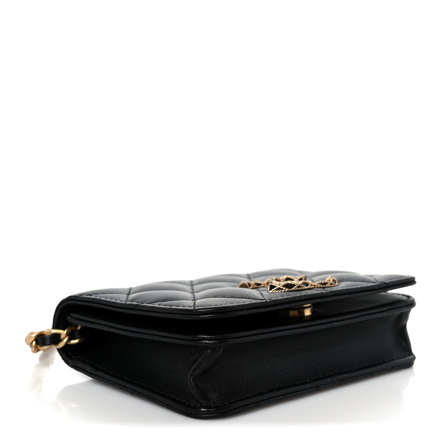 Chanel Lambskin Quilted Mini CC Flap Black 4 of 12
