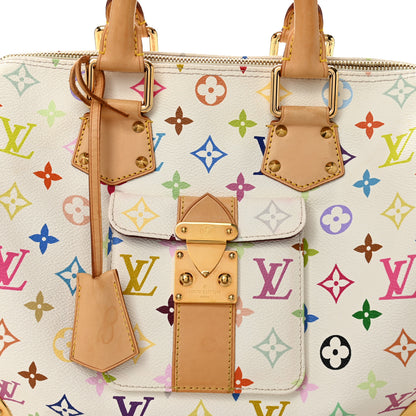 Louis Vuitton Monogram Multicolor Speedy 30 White 7 of 12
