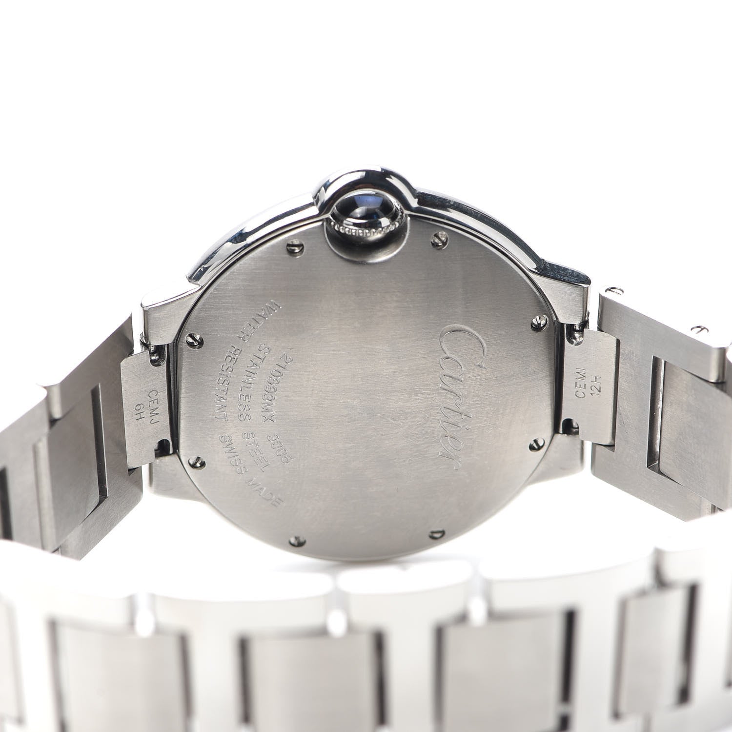 Cartier Stainless Steel 36mm Ballon Bleu De Quartz Watch 4 of 5
