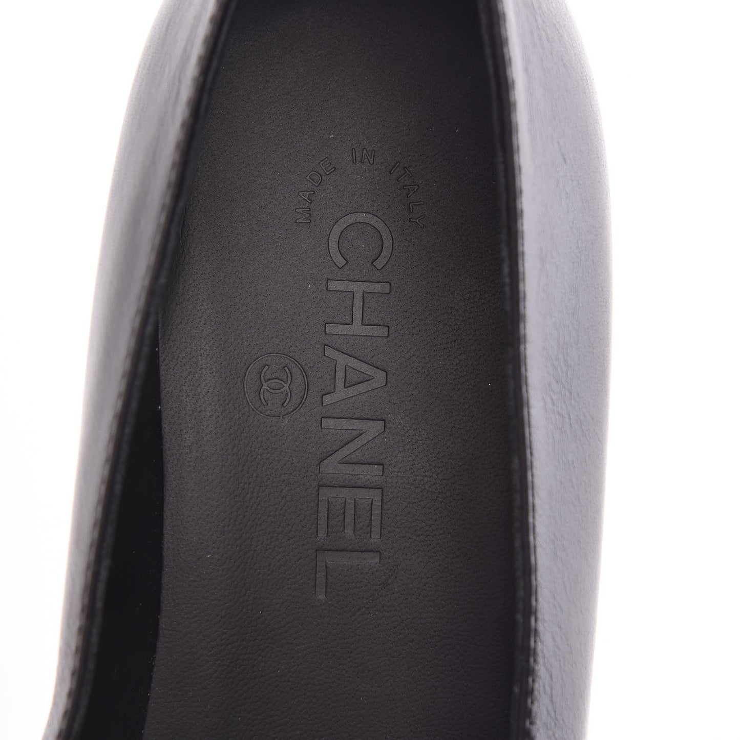 Lambskin CC Loafers 39.5 Black