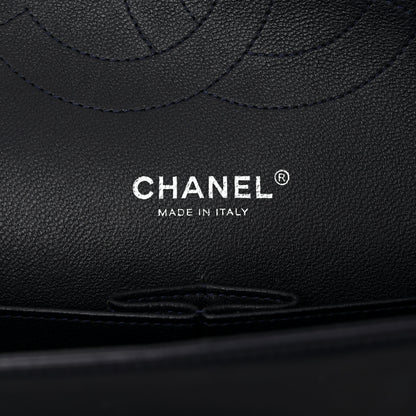 Chanel Lambskin Quilted Jumbo Double Flap Navy 6 of 10