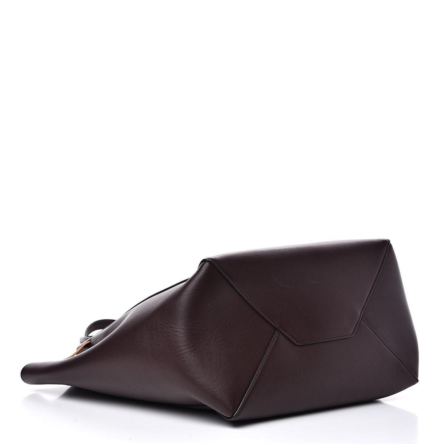 Soft Calfskin Medium Belt Cabas Phantom Burgundy