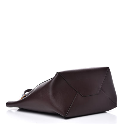 Celine Soft Calfskin Medium Belt Cabas Phantom Burgundy 4 of 11