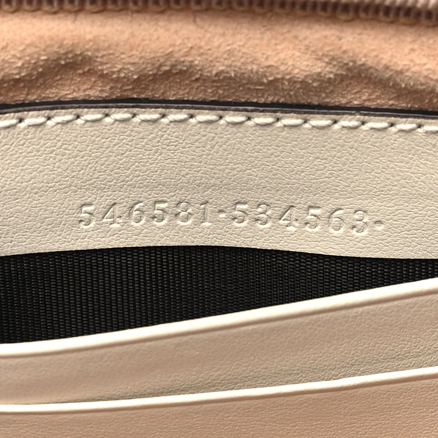 Calfskin Matelasse Mini GG Marmont Chain Crossbody Bag Mystic White