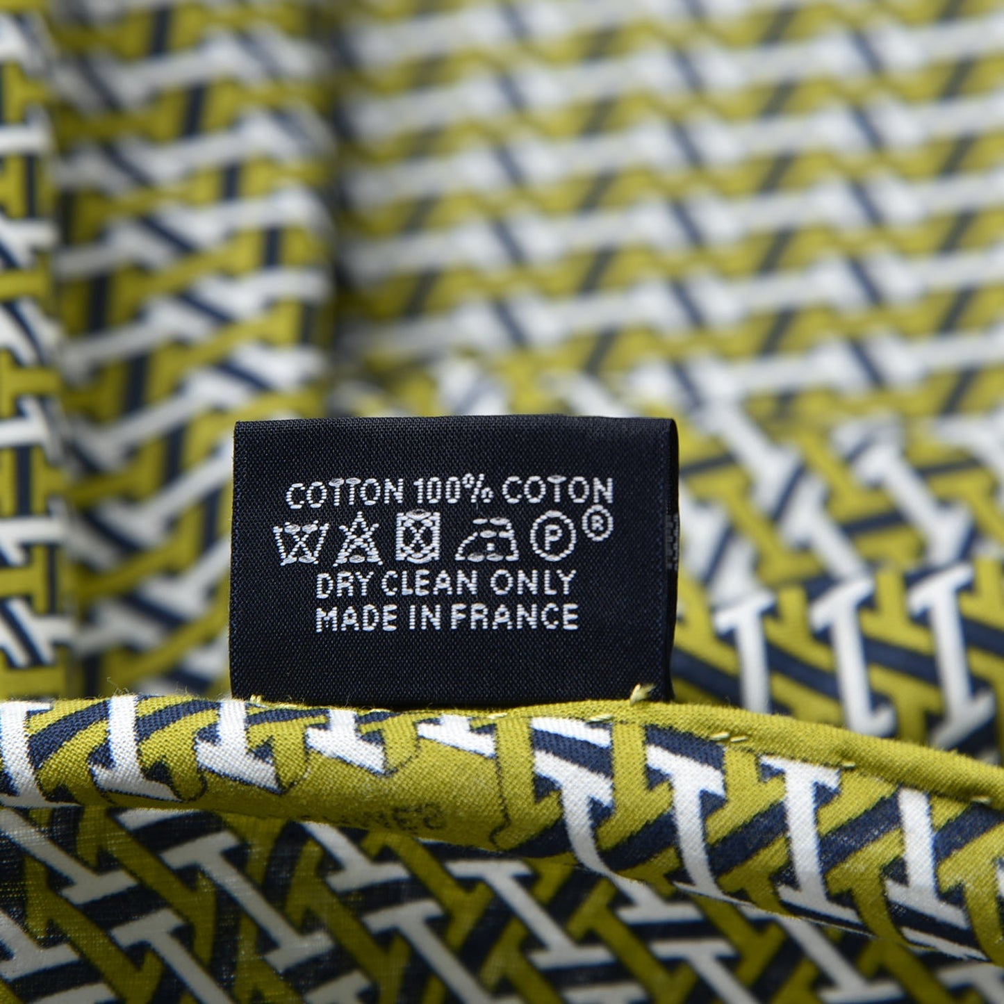 Cotton H Sublime Losange Scarf GM