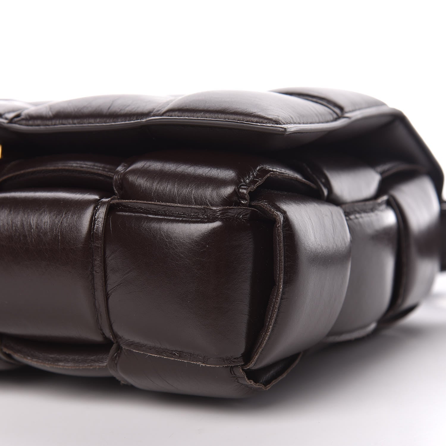 Bottega Veneta Nappa Maxi Intreccio Padded Cassette Crossbody Bag Fondente 6 of 11
