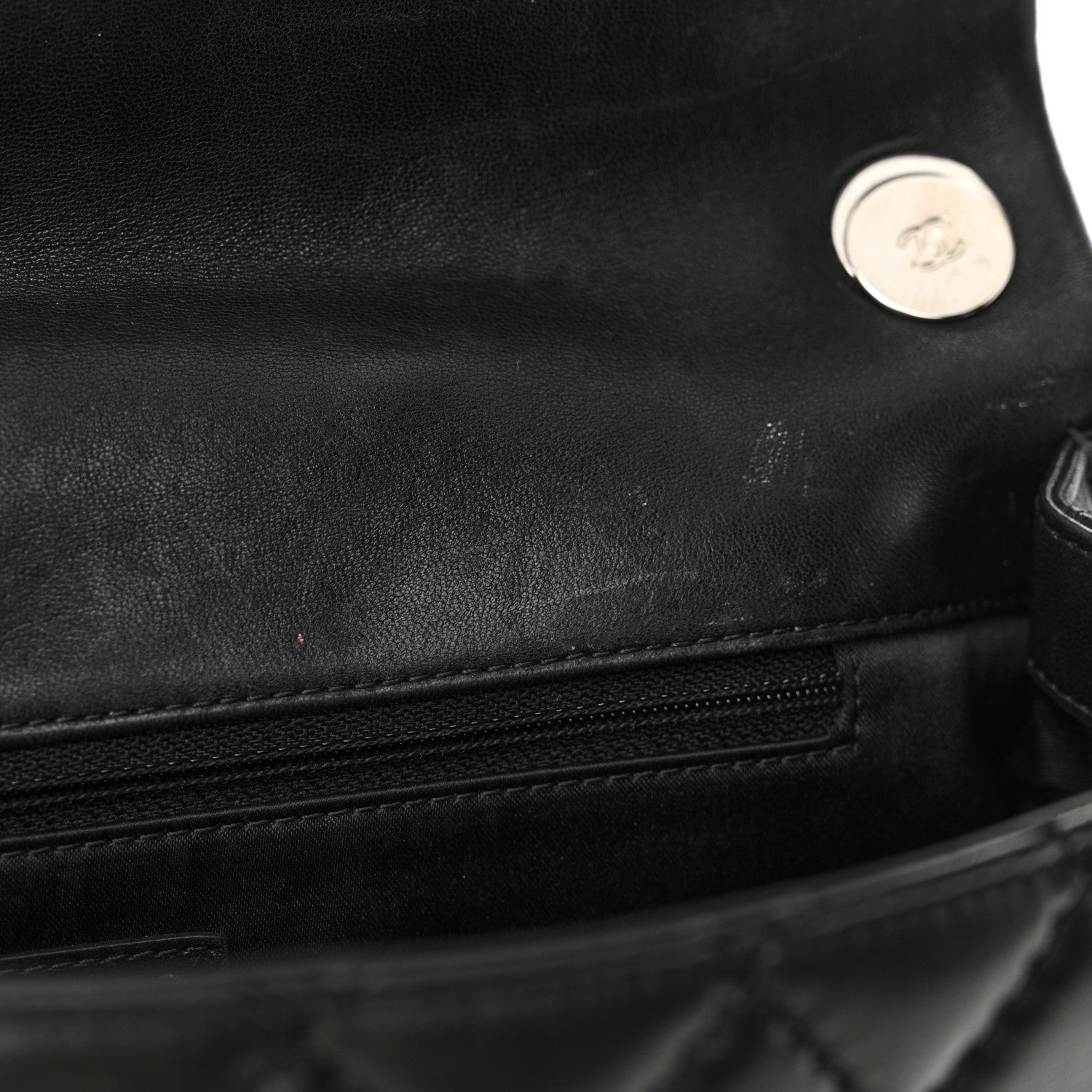 Chanel Lambskin Quilted Jumbo Easy Carry Flap Black 13 of 17