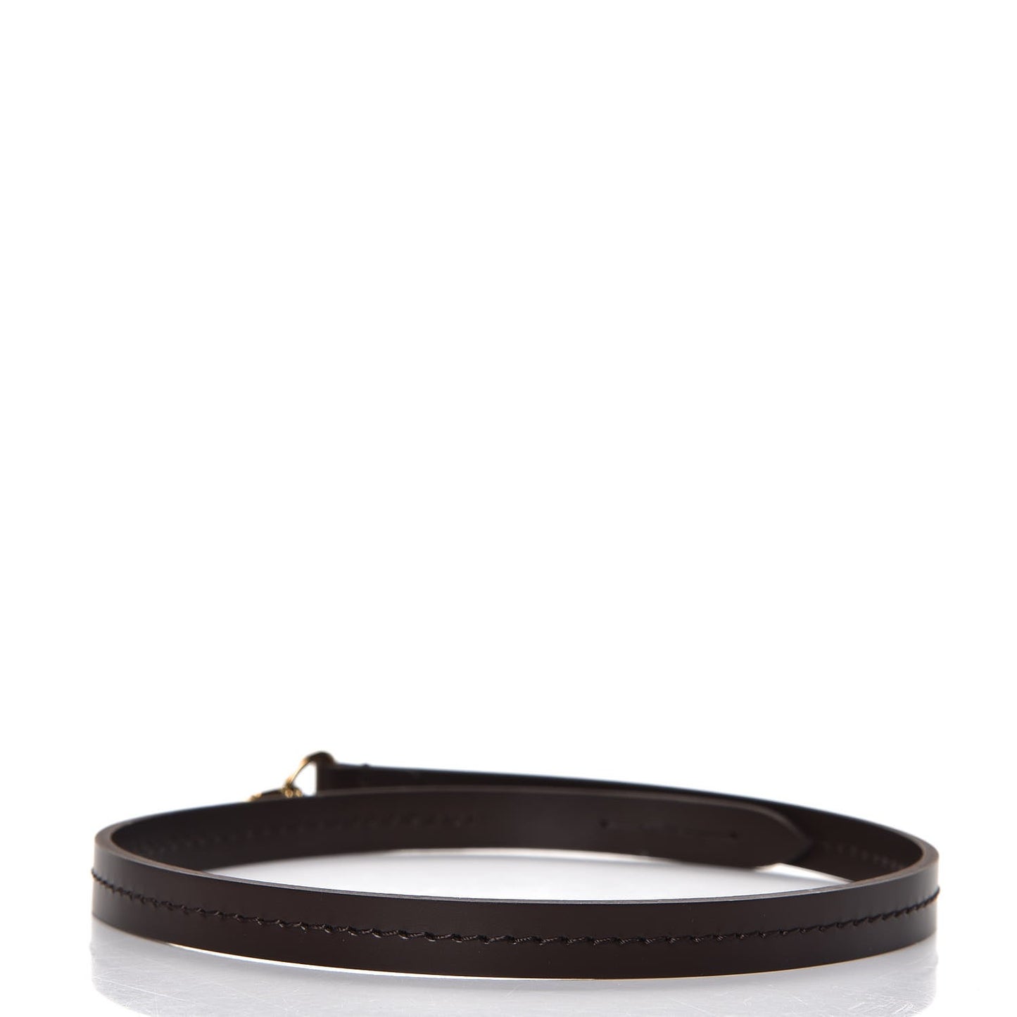 Calfskin Pochette Accessories Strap Brown
