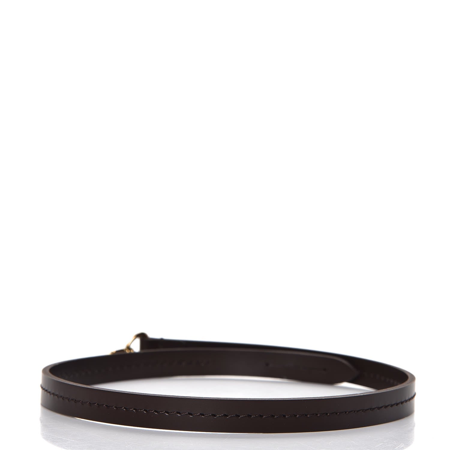 Louis Vuitton Calfskin Pochette Accessories Strap Brown 2 of 3