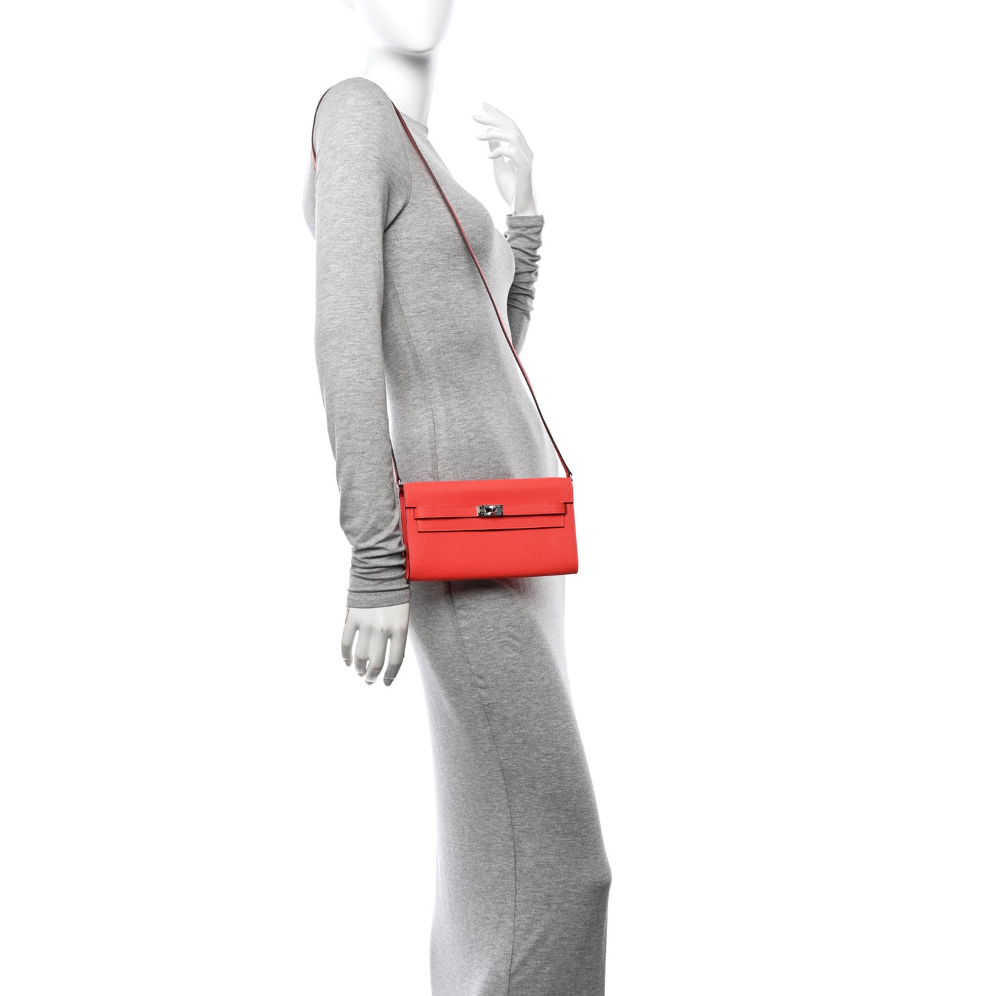 Epsom Kelly Wallet To Go Orange Field