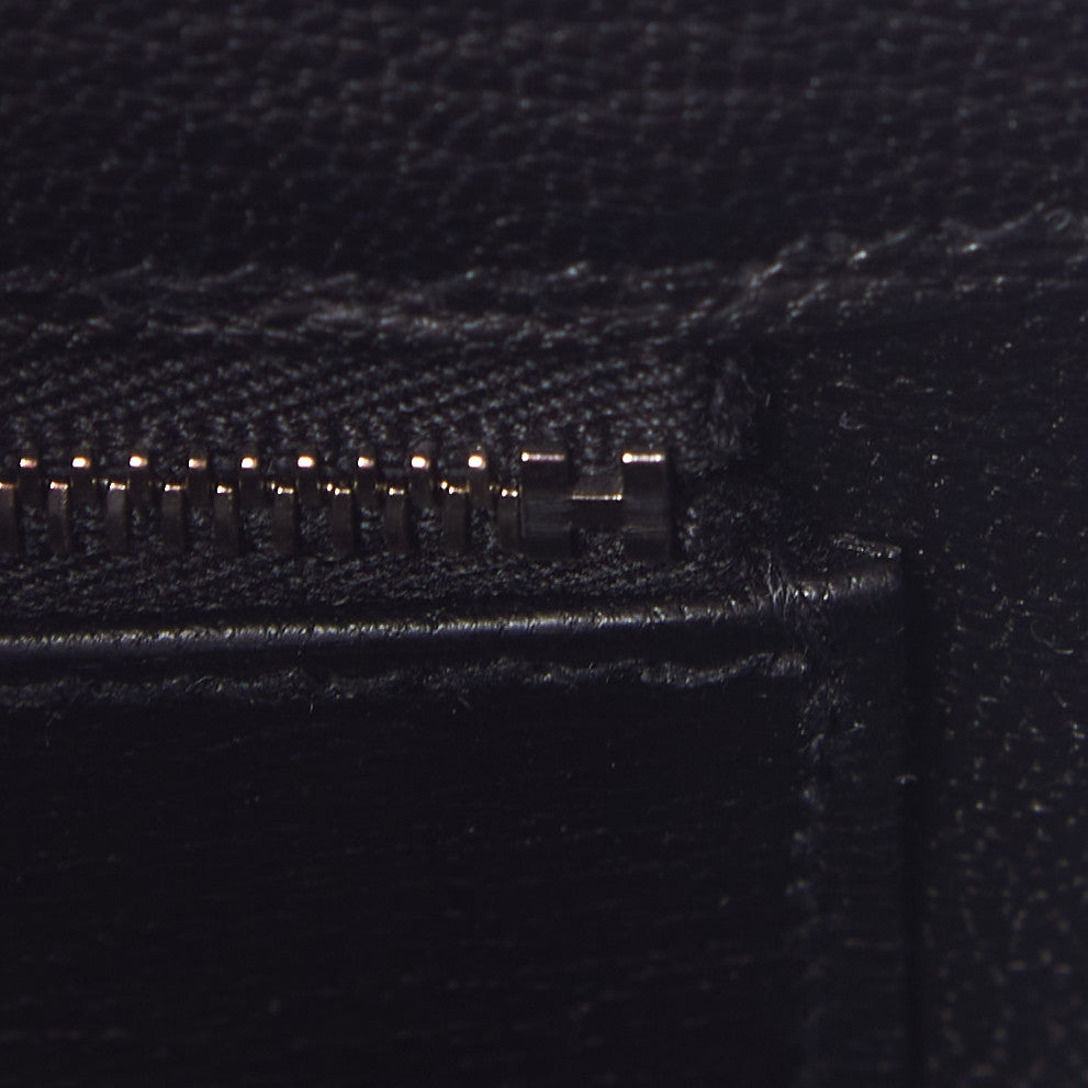 Hermes Madame Calfskin Birkin Sellier 25 Black 14 of 29