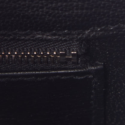 Hermes Madame Calfskin Birkin Sellier 25 Black 14 of 29