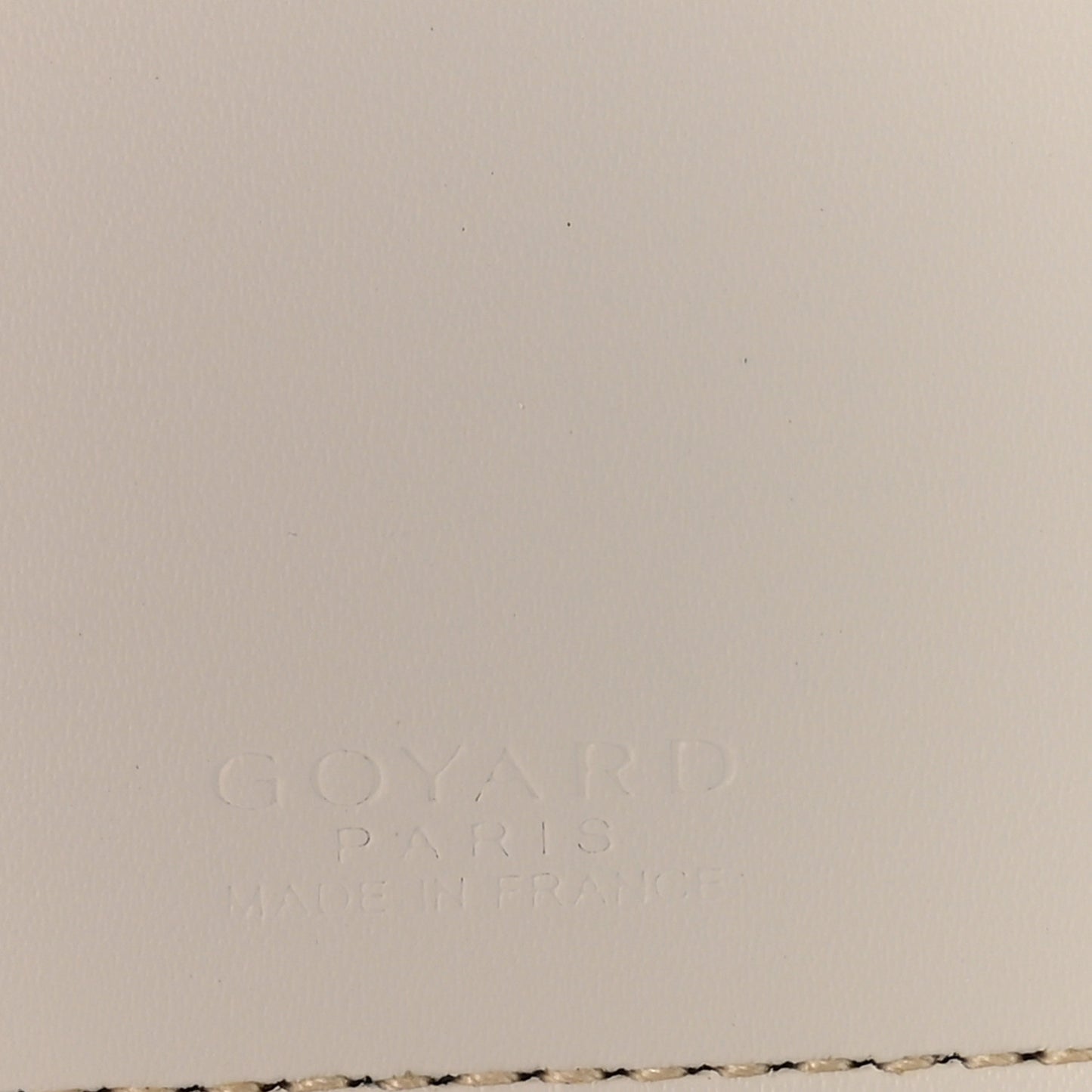 Goyardine Saint Marc Card Holder White