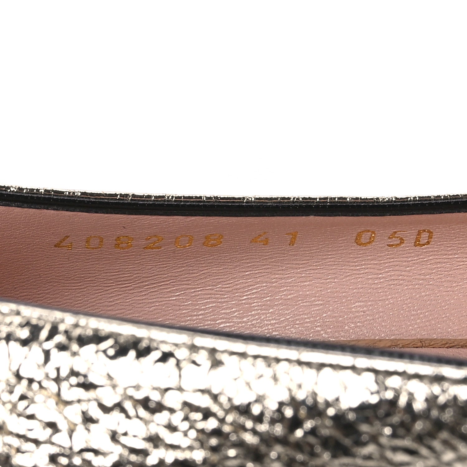 Gucci Galassia GG Marmont Fringe 50mm Loafer Pumps 41 Platino 8 of 9