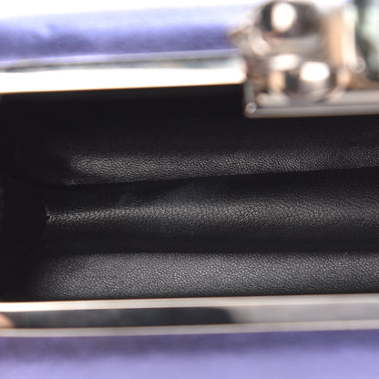 Alexander McQueen Metallic Nappa Knucklebox Clutch Purple 15 of 15