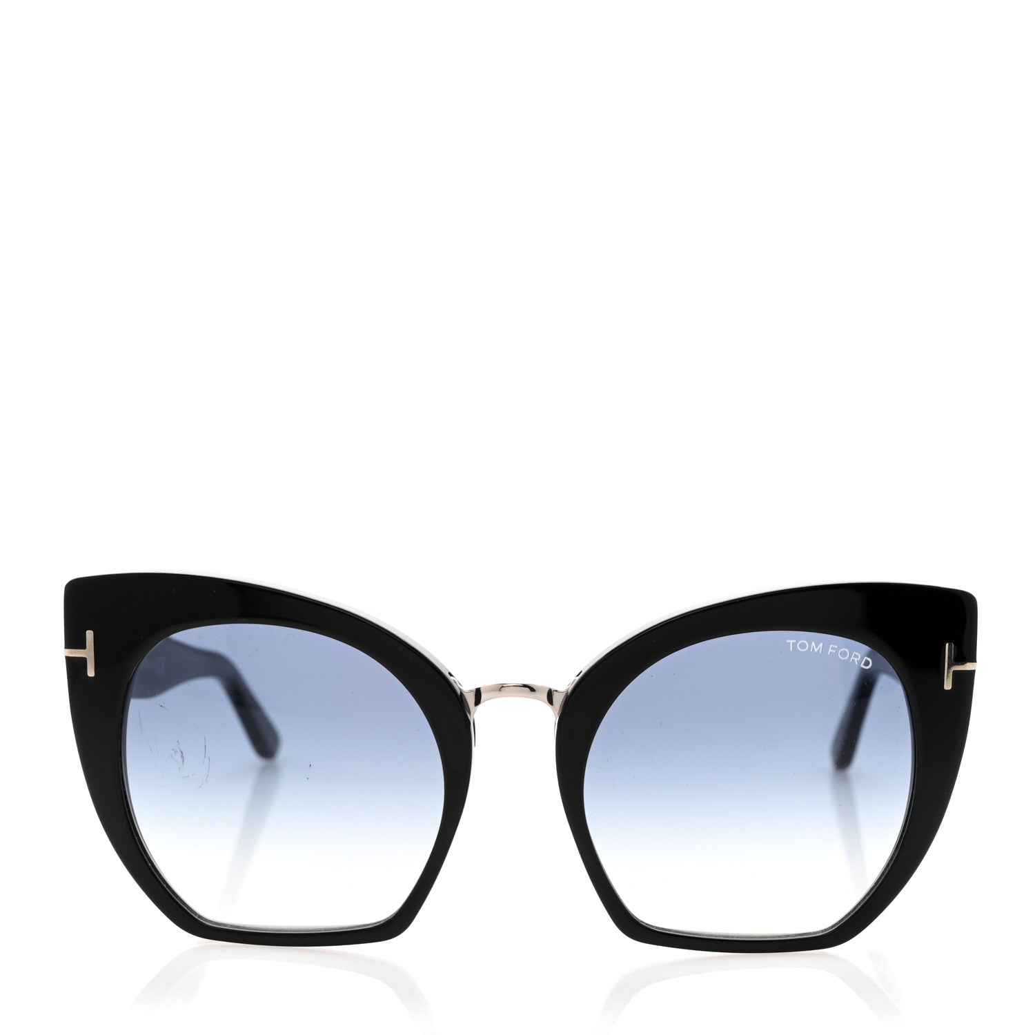 Tom Ford Samantha Cat Eye Sunglasses TF553 Black 2 of 9