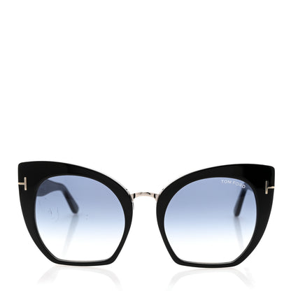 Tom Ford Samantha Cat Eye Sunglasses TF553 Black 2 of 9