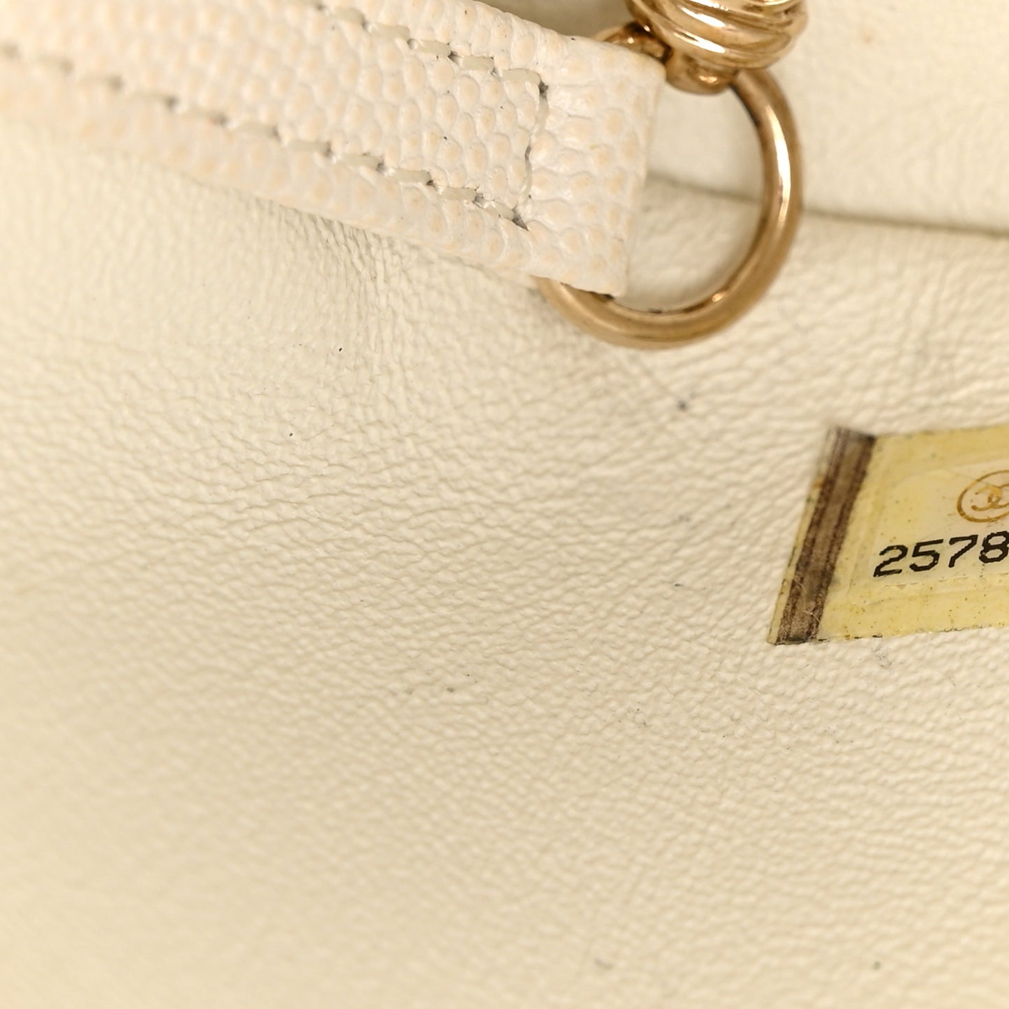 Caviar Quilted Business Affinity Backpack White