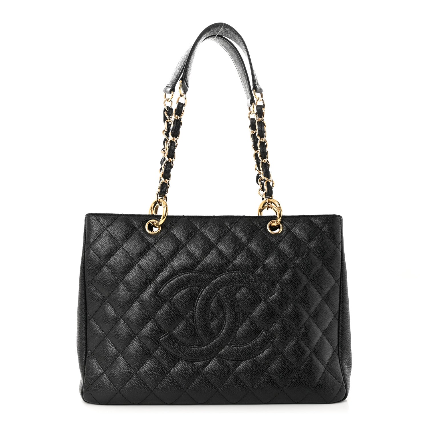 Chanel Caviar Quilted Grand Shopping Tote GST Black 1 of 10