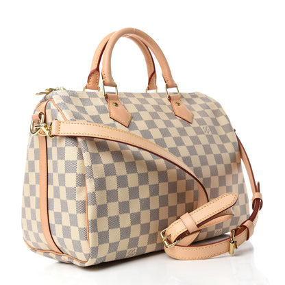 Louis Vuitton Damier Azur Speedy Bandouliere 30 3 of 10