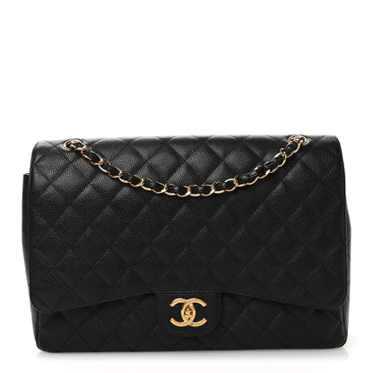 Chanel Caviar Quilted Maxi Double Flap Black 1 of 11