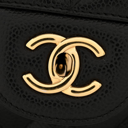Chanel Caviar Quilted Jumbo Double Flap Black 13 of 14