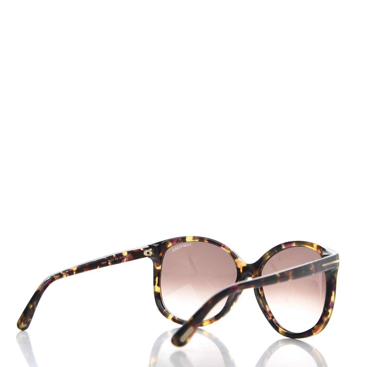 Tom Ford Alicia Sunglasses TF 275 Havana 4 of 8