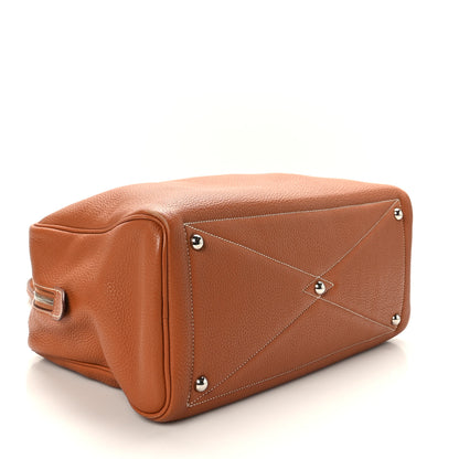 Hermes Taurillon Clemence Victoria II 35 Gold 4 of 9