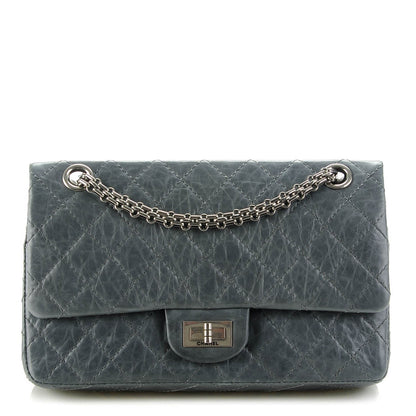 Chanel Aged Calfskin Quilted 50th Anniversary 2.55 Reissue 225 Flap Grey 1 of 8