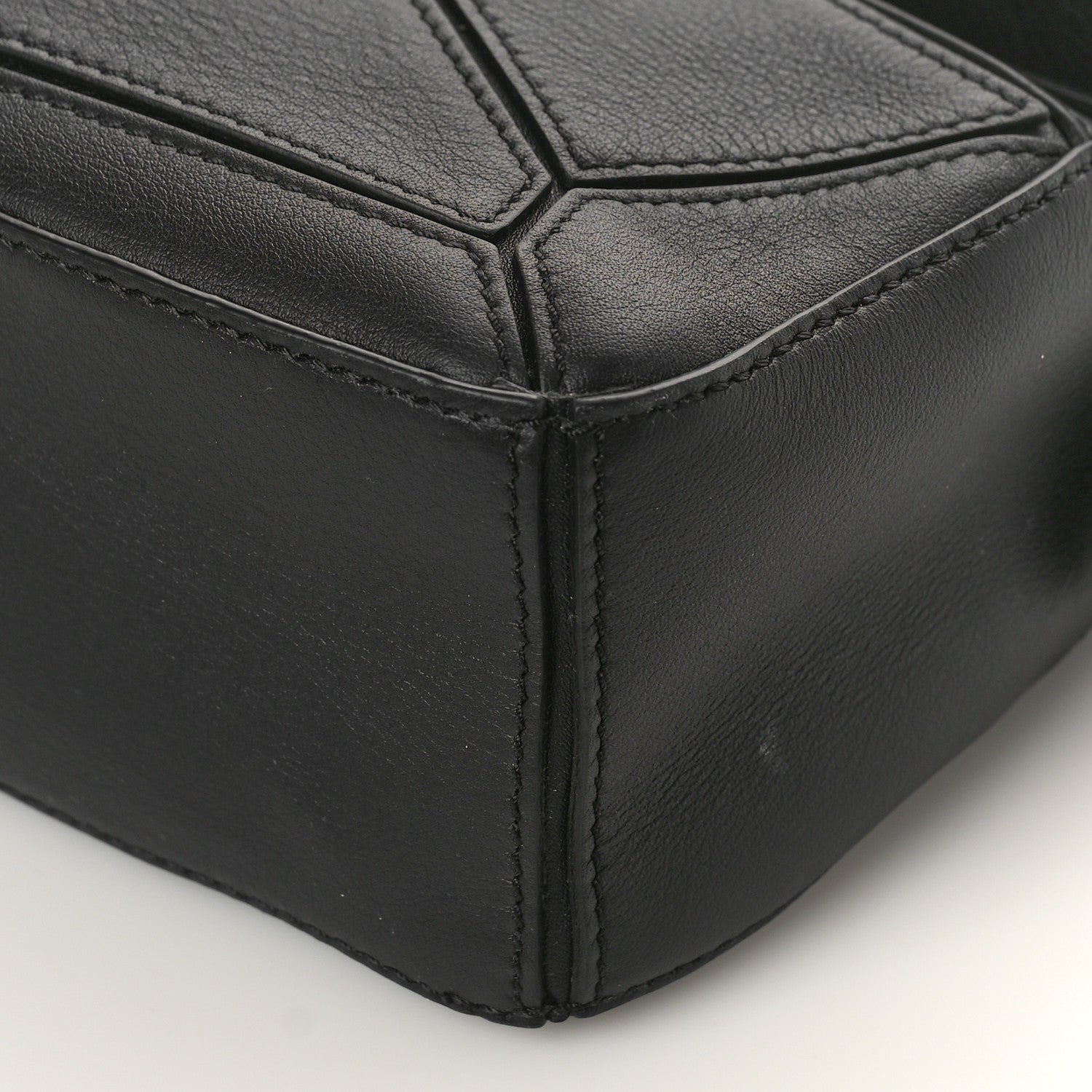 Loewe Calfskin Mini Puzzle Bag Black 8 of 8