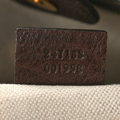 Gucci Monogram Medium GG Running Tote Dark Brown 7 of 12