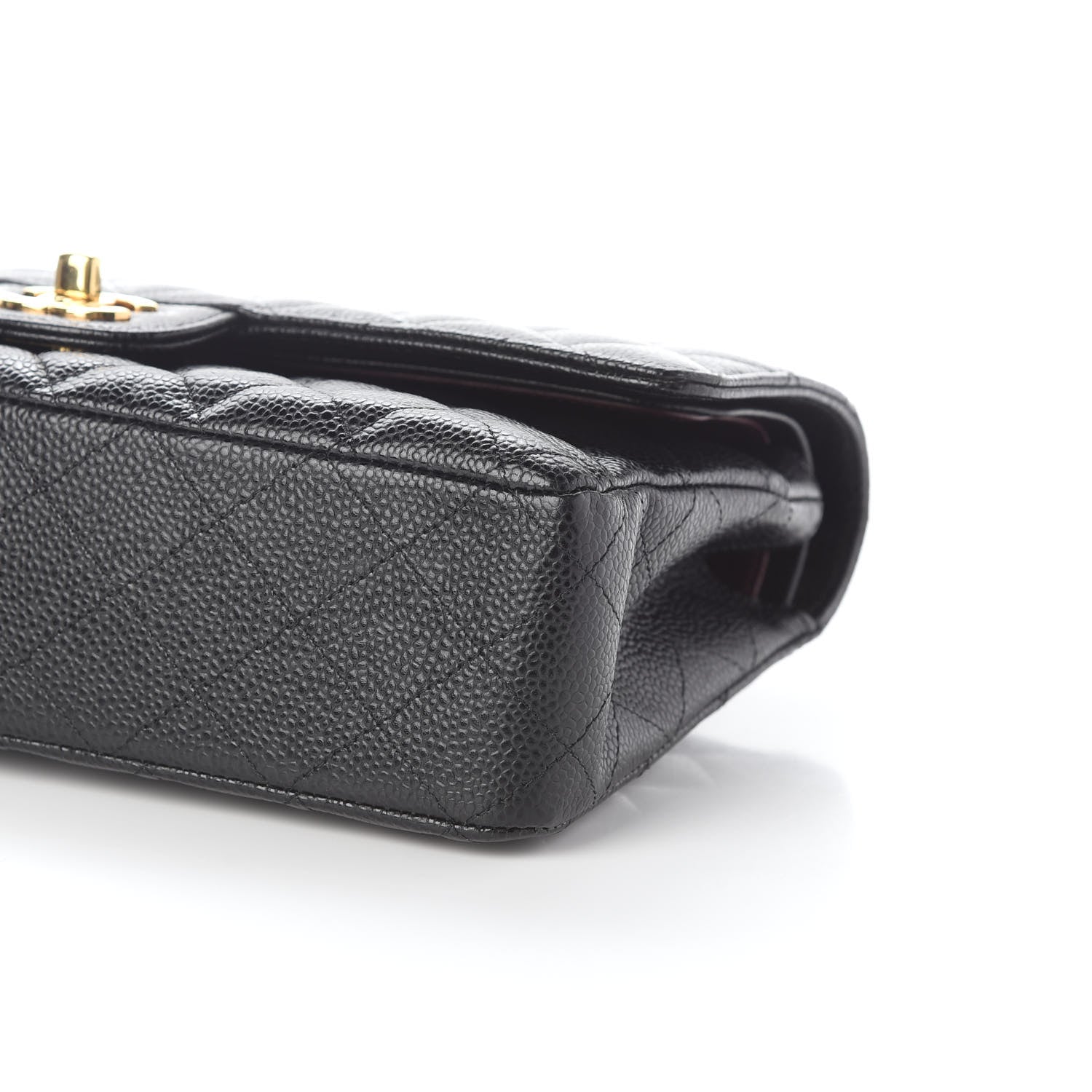 Chanel Caviar Quilted Medium Double Flap Black 9 of 10