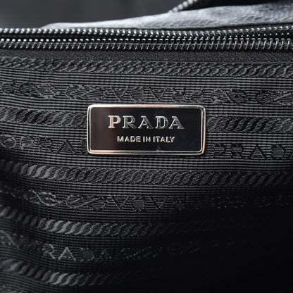 Prada Tessuto Nylon Weekender Black 7 of 9