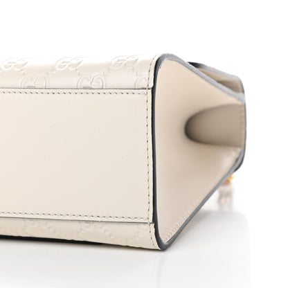 Gucci Guccissima Medium Padlock Shoulder Bag Black Mystic White 10 of 11