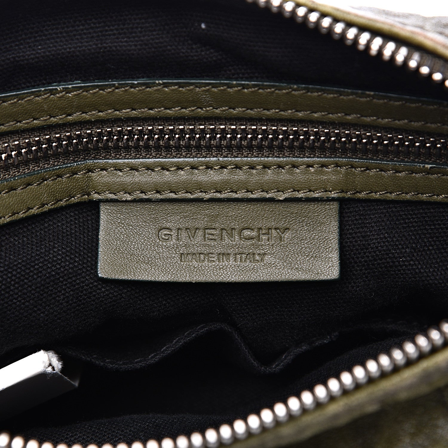 Givenchy Tumbled Sheepskin Small Pandora Khaki 5 of 17