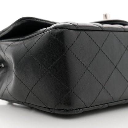 Chanel Lambskin Quilted Mini Rectangular Flap Black 9 of 11