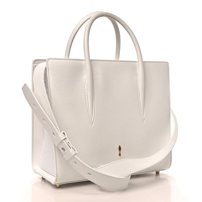 Christian Louboutin Calfskin Spikes Loubinthesky Medium Paloma Bianco 3 of 11