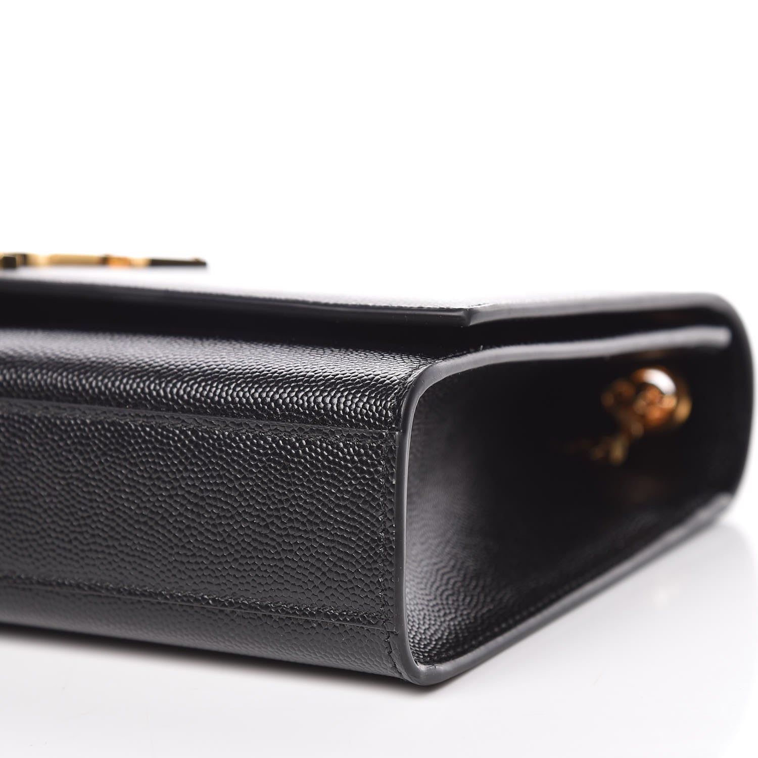 Saint Laurent Grain De Poudre Medium Classic Monogram Kate Satchel Black 10 of 11