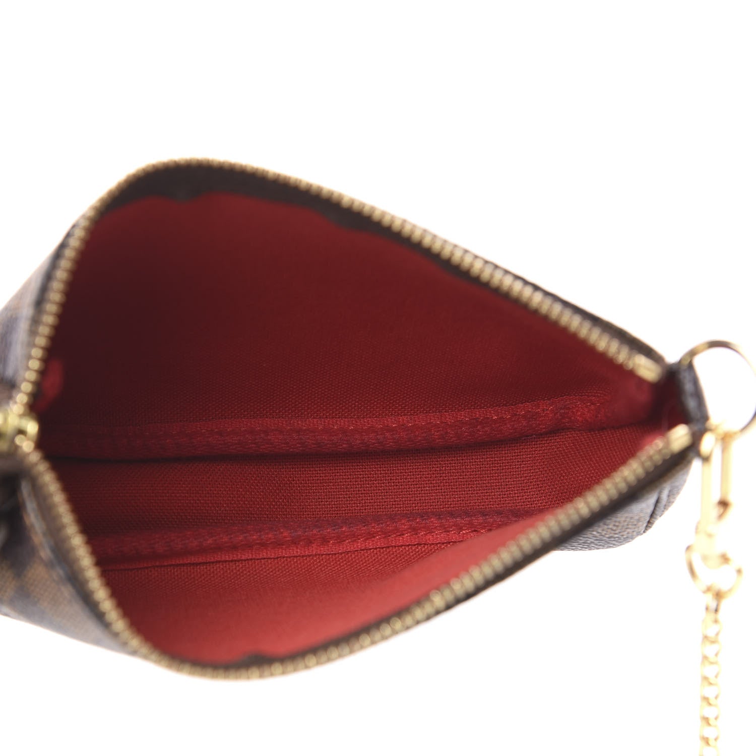 Louis Vuitton Damier Ebene Mini Pochette Accessories 3 of 9