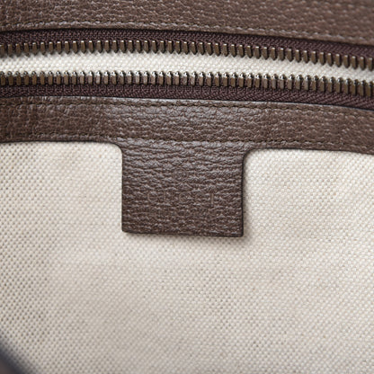 Gucci GG Supreme Monogram Web Ophidia Half Moon Hobo Brown 8 of 9